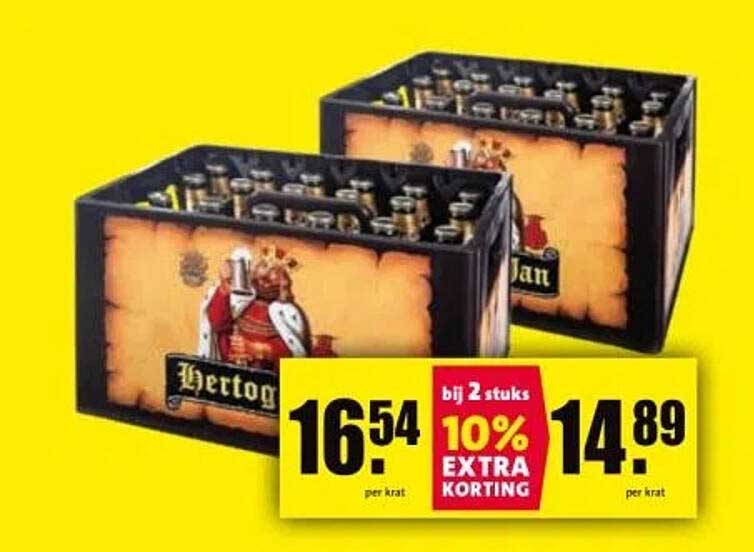 Hertog Jan Krat aanbieding
