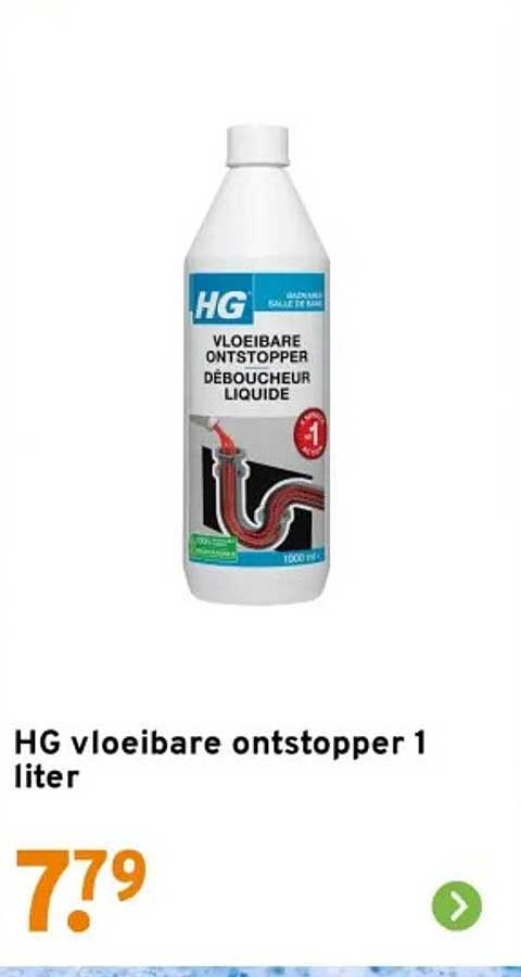 HG vloeibare ontstopper 1 liter