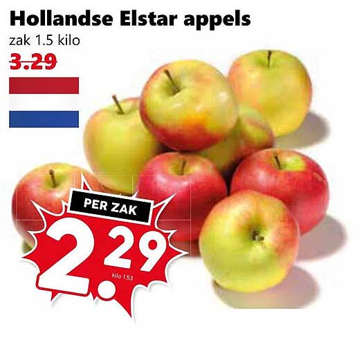 Hollandse Elstar appels