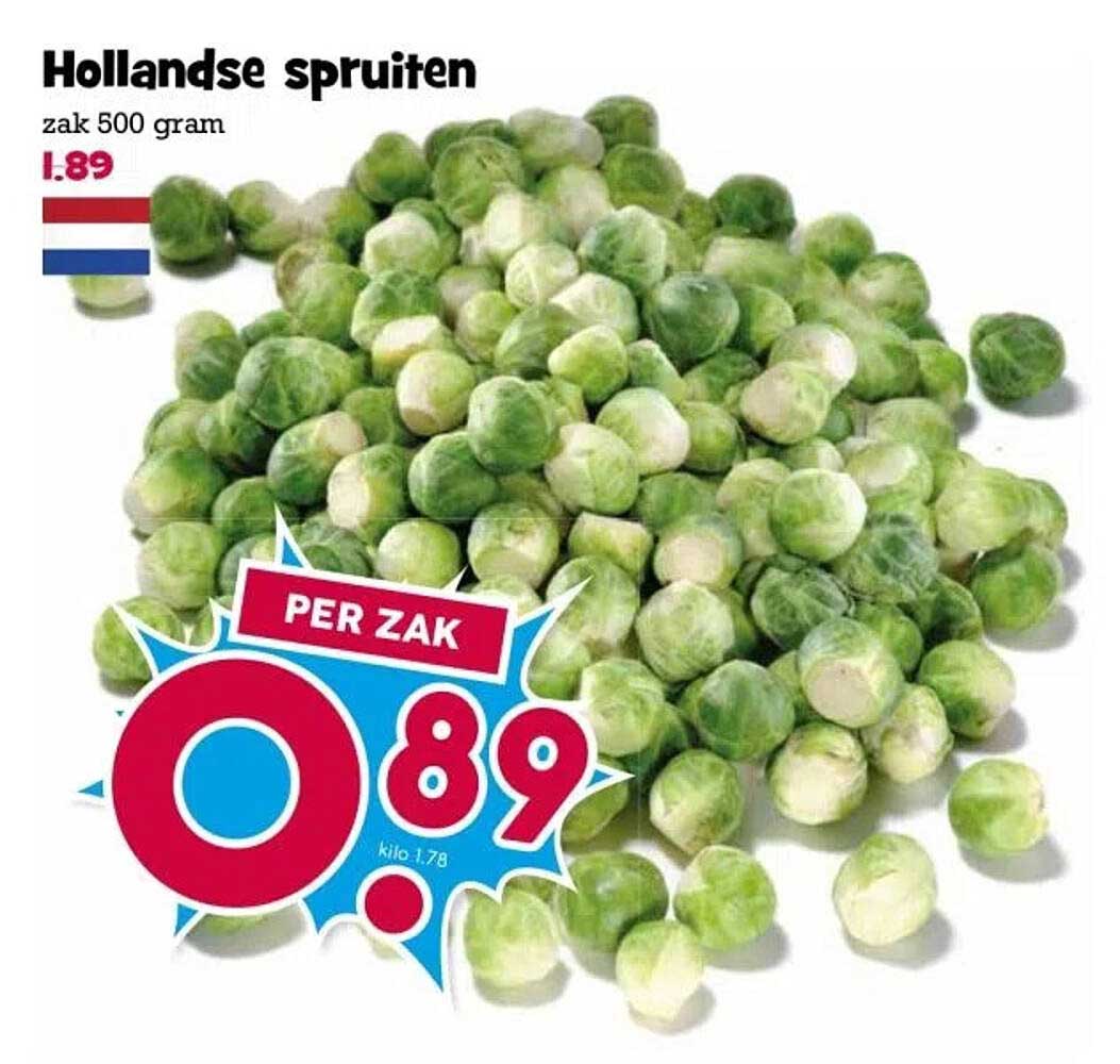 Hollandse spruiten zak 500 gram