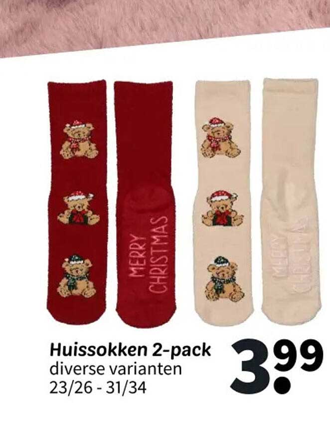Huissokken 2-pack