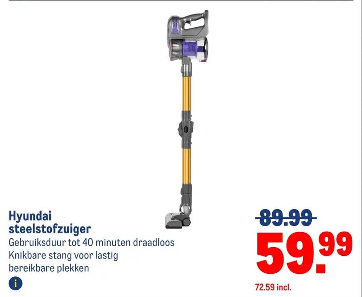 Hyundai steelstofzuiger