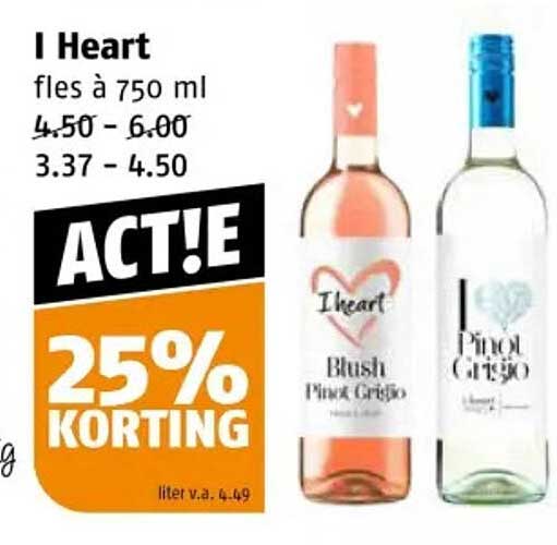 I Heart fles à 750 ml