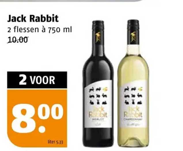 Jack Rabbit 2 flessen à 750 ml