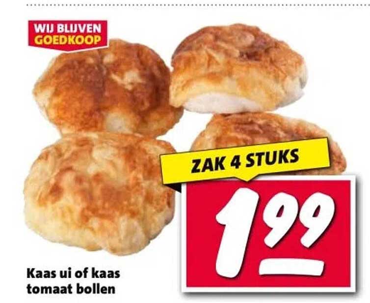 Kaas ui of kaas tomaat bollen