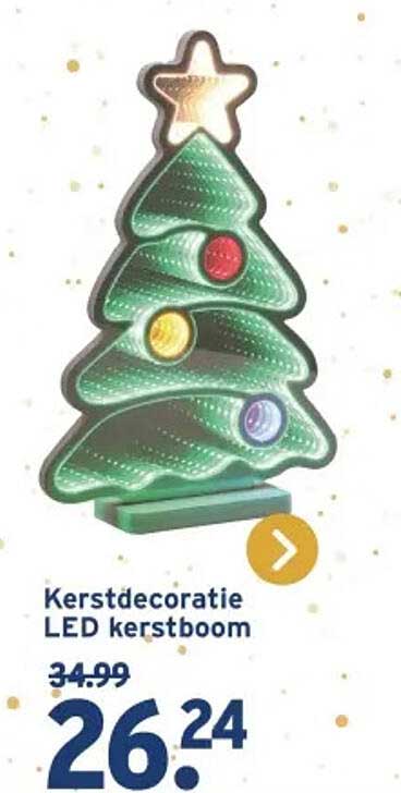Kerstdecoratie LED kerstboom