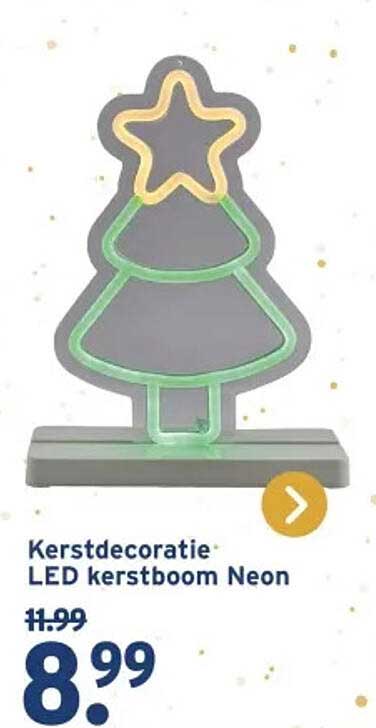 Kerstdecoratie LED kerstboom Neon