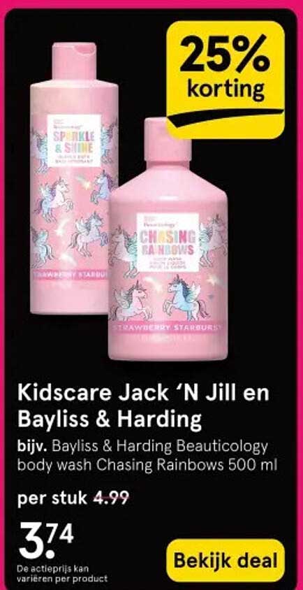 Kidscare Jack ‘N Jill en Bayliss & Harding