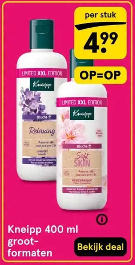 Kneipp 400 ml groot-formaten