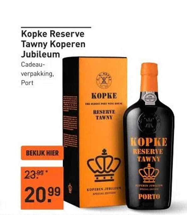 Kopke Reserve Tawny Koperen Jubileum