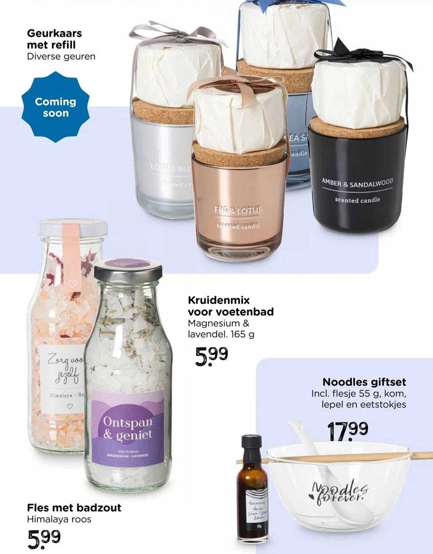 Kruidenset voor voetenbad Magnesium & lavendel. 165 g