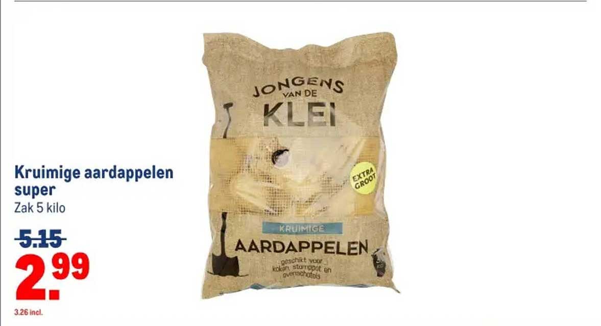 Kruimige aardappelen super