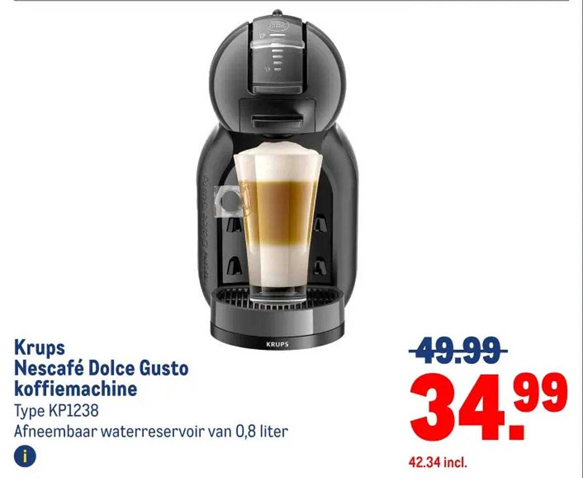 Krups Nescafé Dolce Gusto koffiemachine Type KP1238