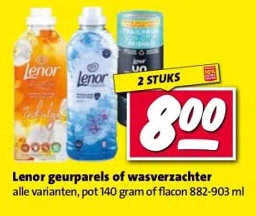 Lenor geurparels of wasverzachter
