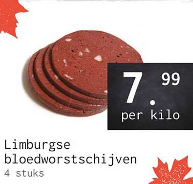 Limburgse bloedworstschijven