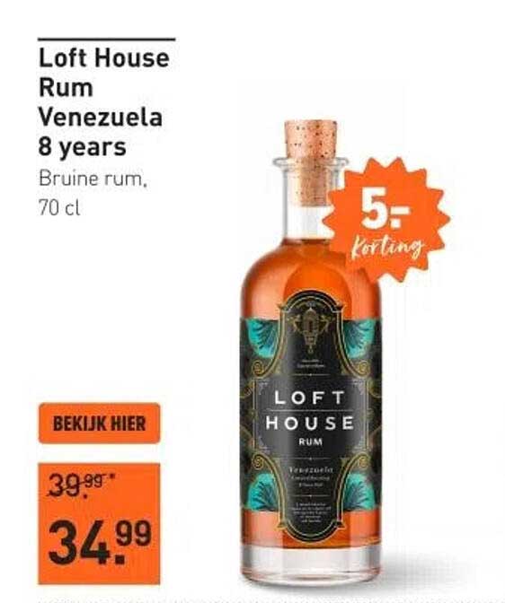 Loft House Rum Venezuela 8 years