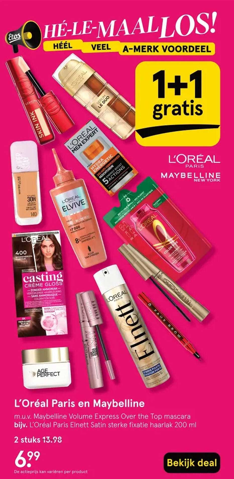 L’Oréal Paris en Maybelline