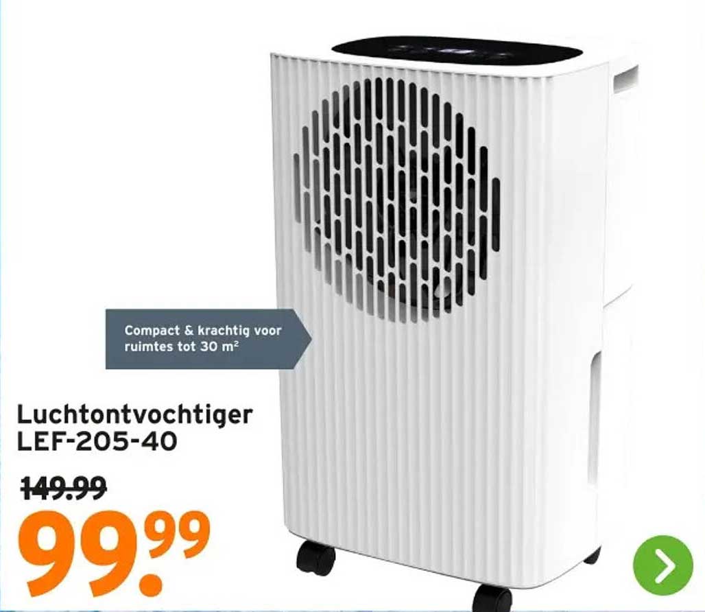 Luchtontvochtiger LEF-205-40