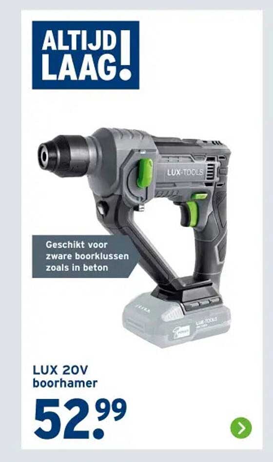 LUX 20V boorhamer