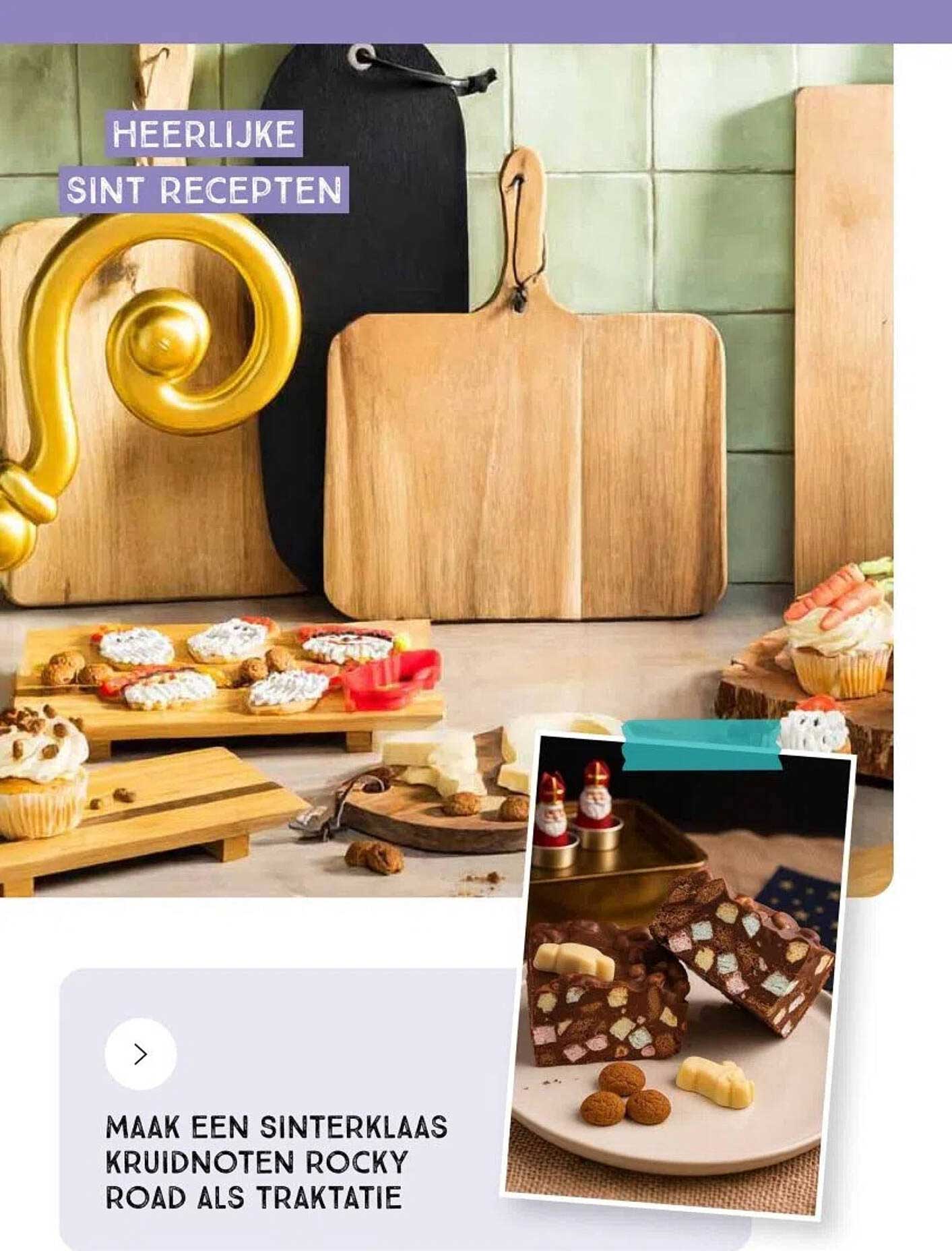 Maak een Sinterklaas kruidnoten Rocky Road als traktatie