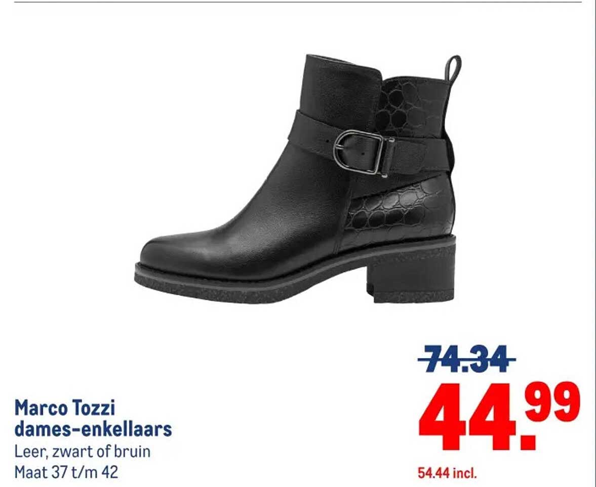 Marco Tozzi dames-enkellaars