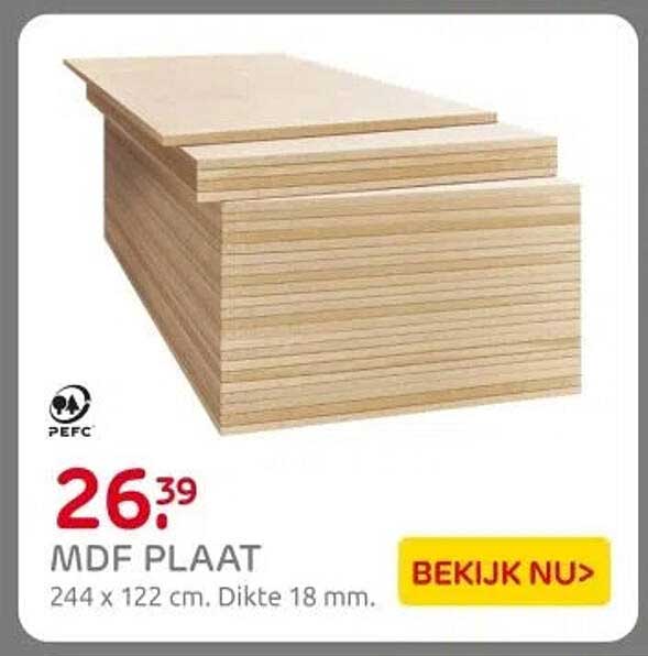 MDF PLAAT
