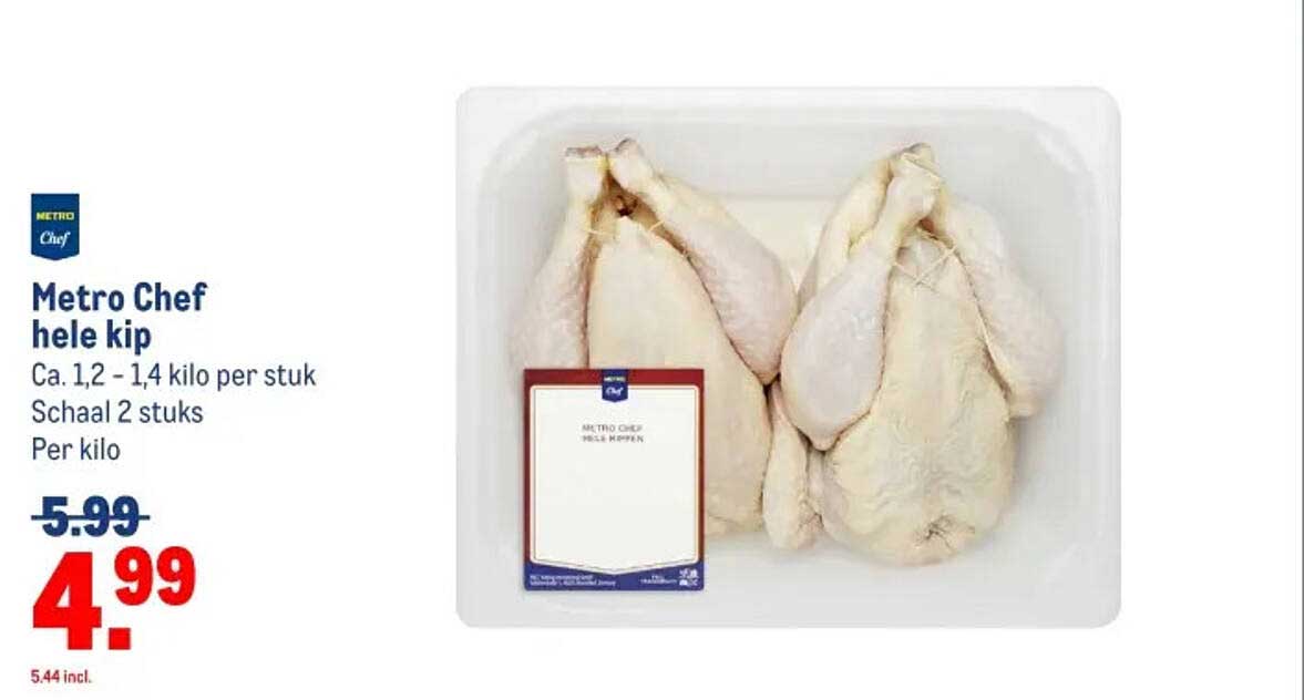 Metro Chef hele kip
