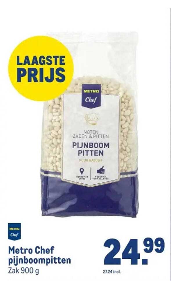 Metro Chef pijnboompitten