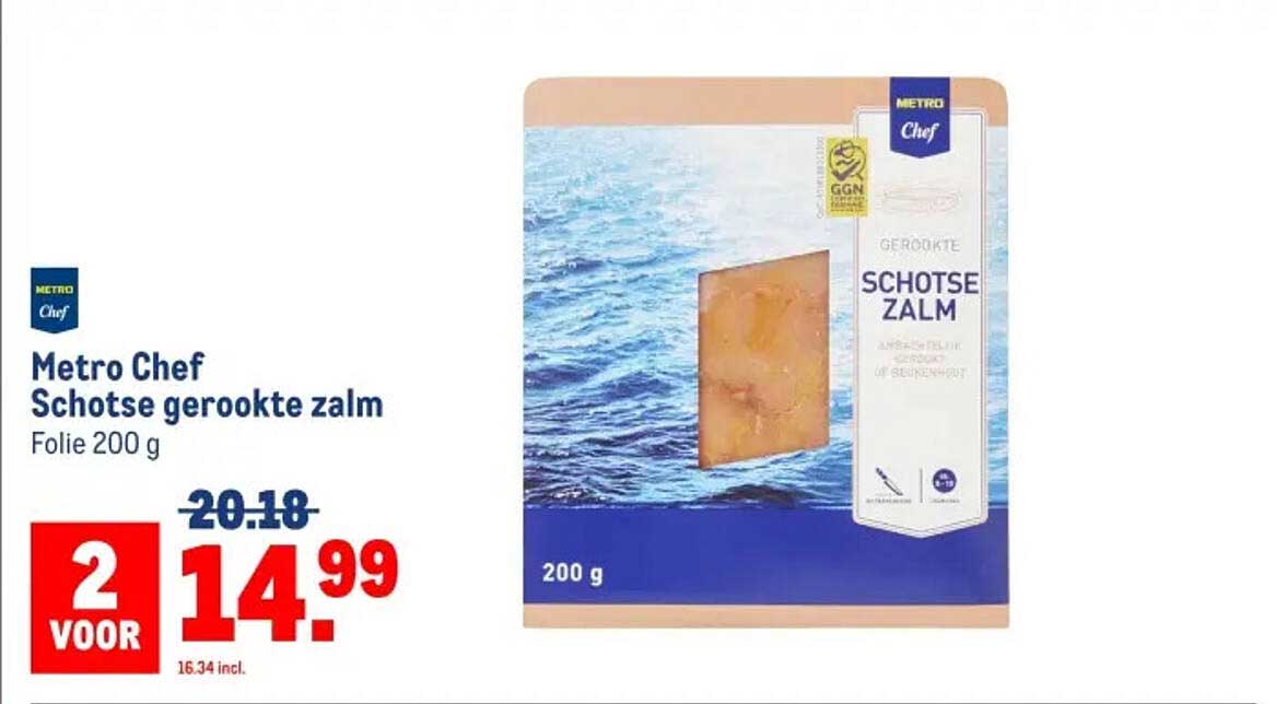 Metro Chef Schotse gerookte zalm