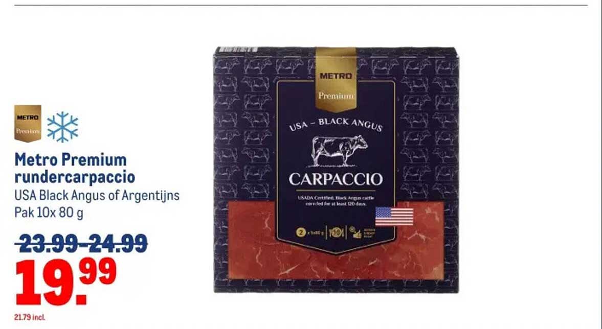 Metro Premium rundercarpaccio