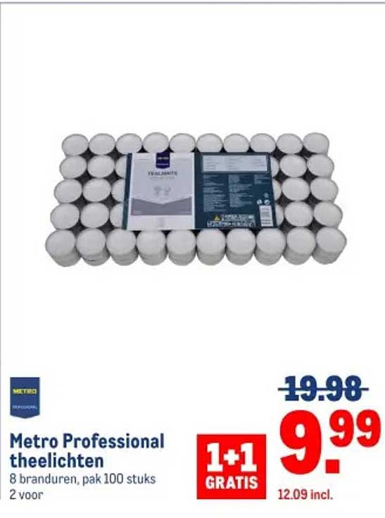 Metro Professional theelichten