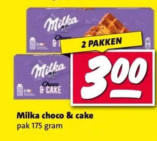 Milka choco & cake pak 175 gram