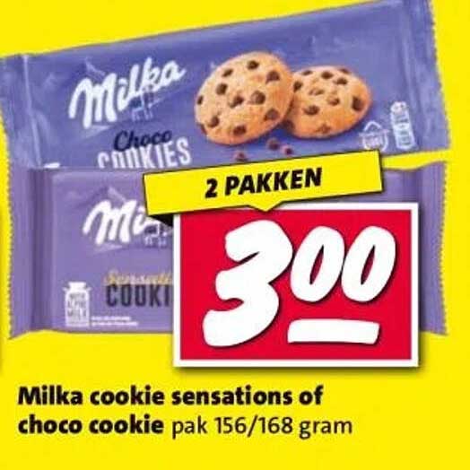 Milka cookie sensations of choco cookie pak 156/168 gram