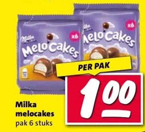 Milka melocakes pak 6 stuks