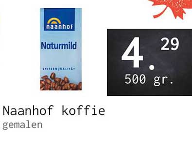 Naanhof koffie gemalen