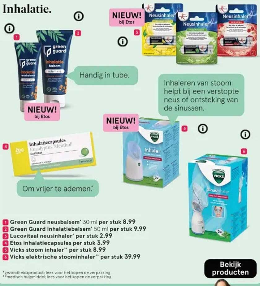 Nieuw! Green Guard inhalatiebalsem 50 ml per stuk 9.99