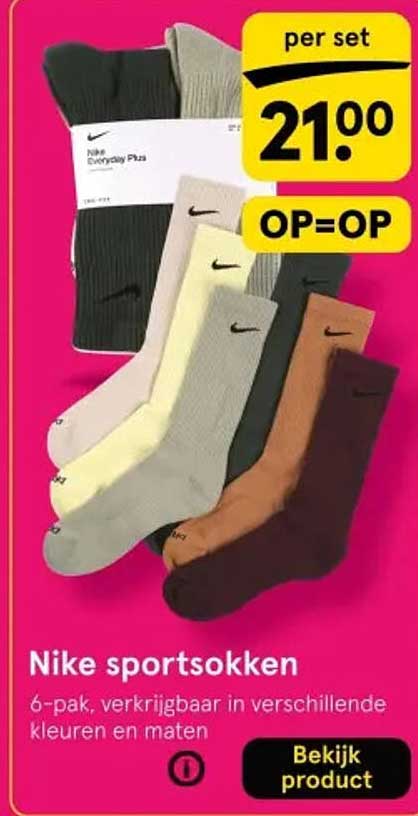 Nike sportsokken