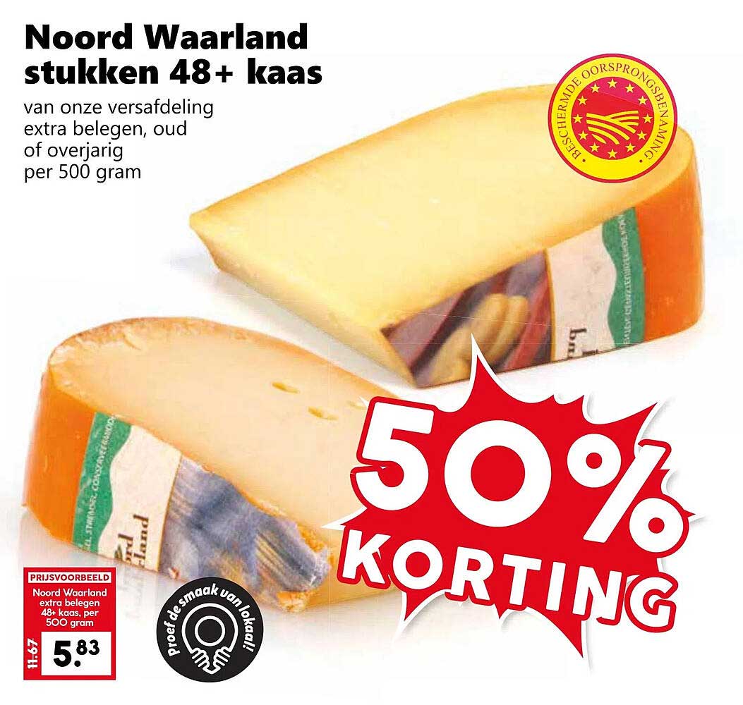 Noord Waarland stukken 48+ kaas