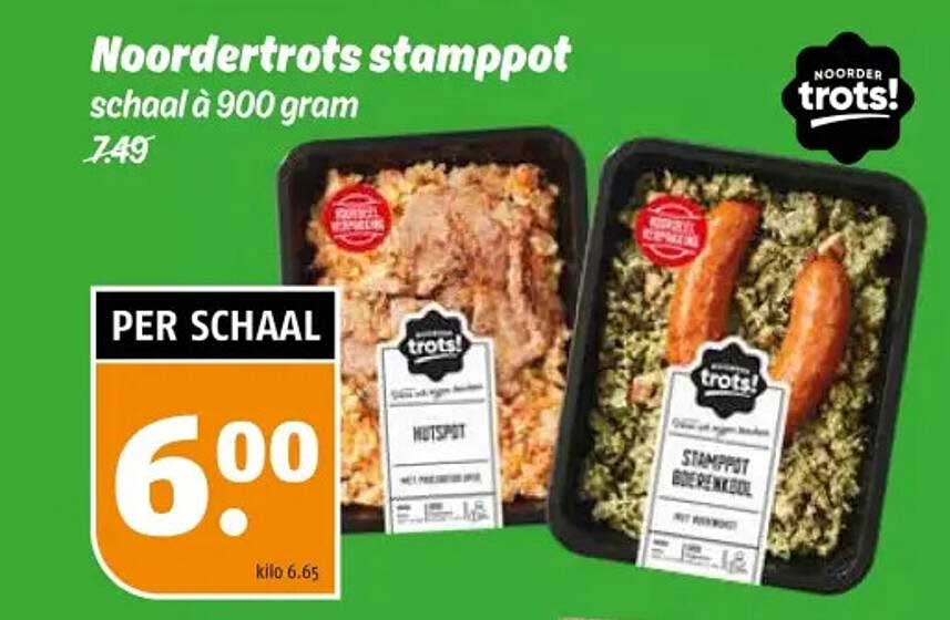 Noordertrots stamppot
