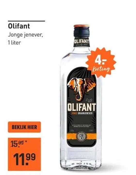 Olifant Jonge jenever, 1 liter