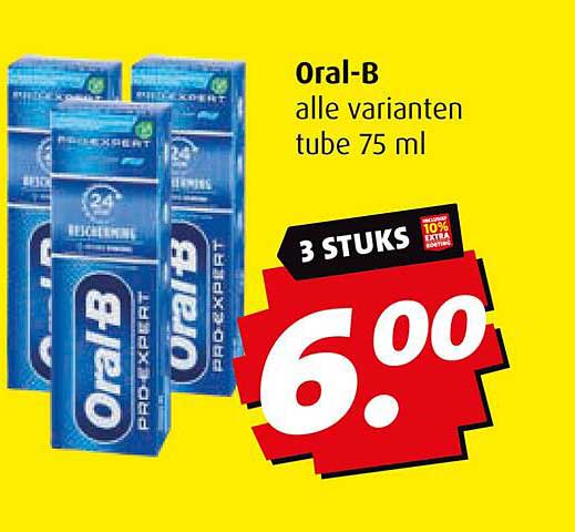 Oral-B alle varianten tube 75 ml