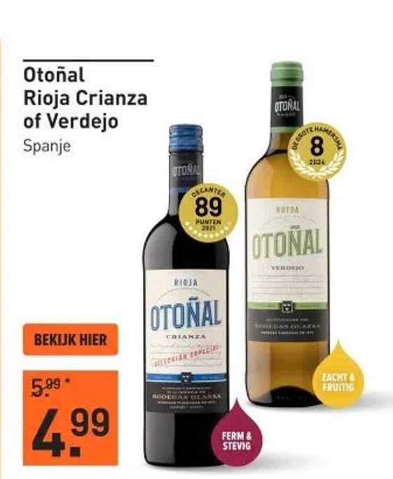 Otoñal Rioja Crianza of Verdejo