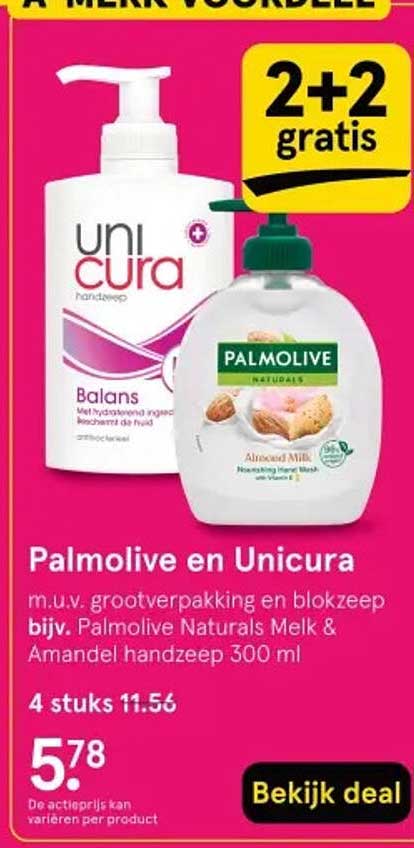 Palmolive en Unicura