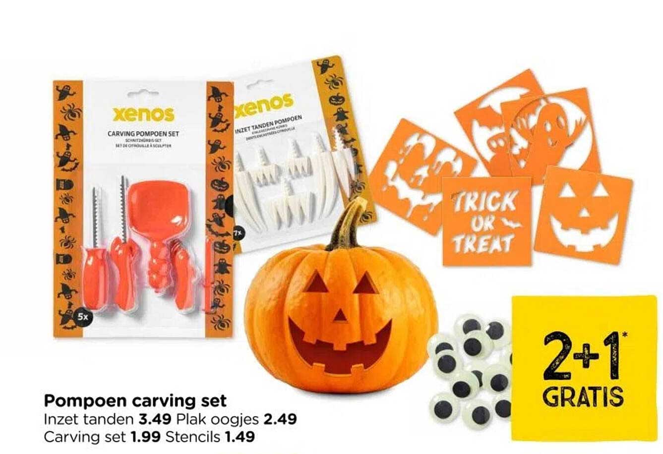 Pompoen carving set