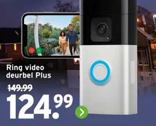 Ring video deurbel Plus