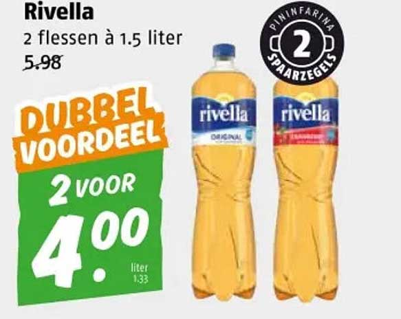 Rivella 2 flessen à 1.5 liter
