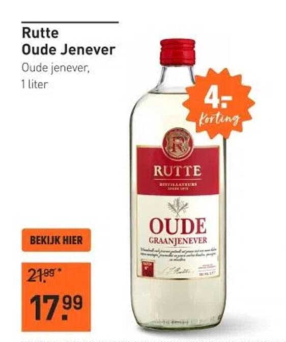 Rutte Oude Jenever