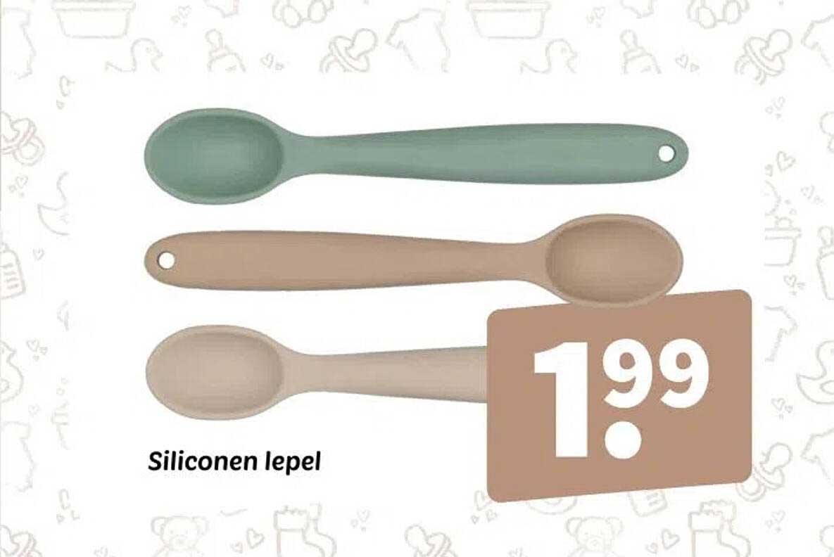 Siliconen lepel