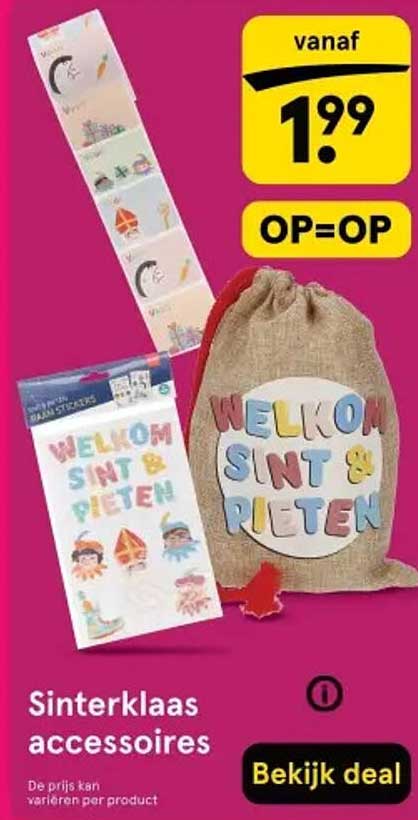 Sinterklaas accessoires