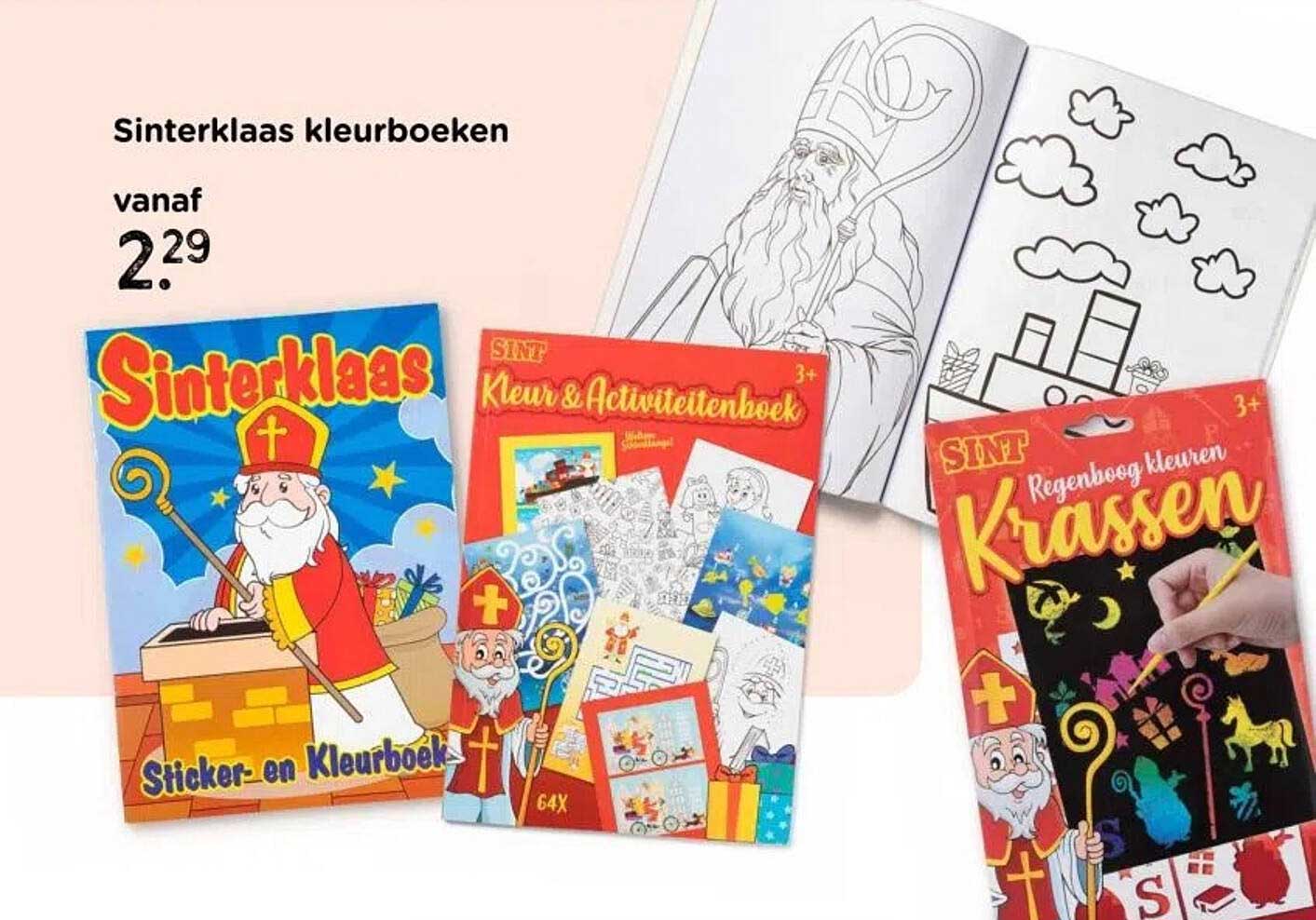 Sinterklaas kleurboeken